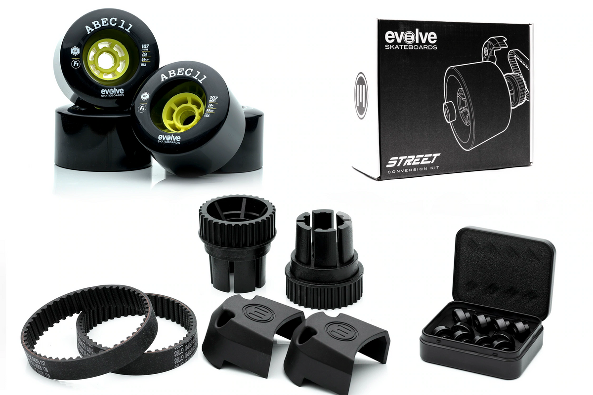 edelkrone skater kit 3 wheels 美品 Shop Evolve/ABEC 107mm Street Conversion Kit at Evolve