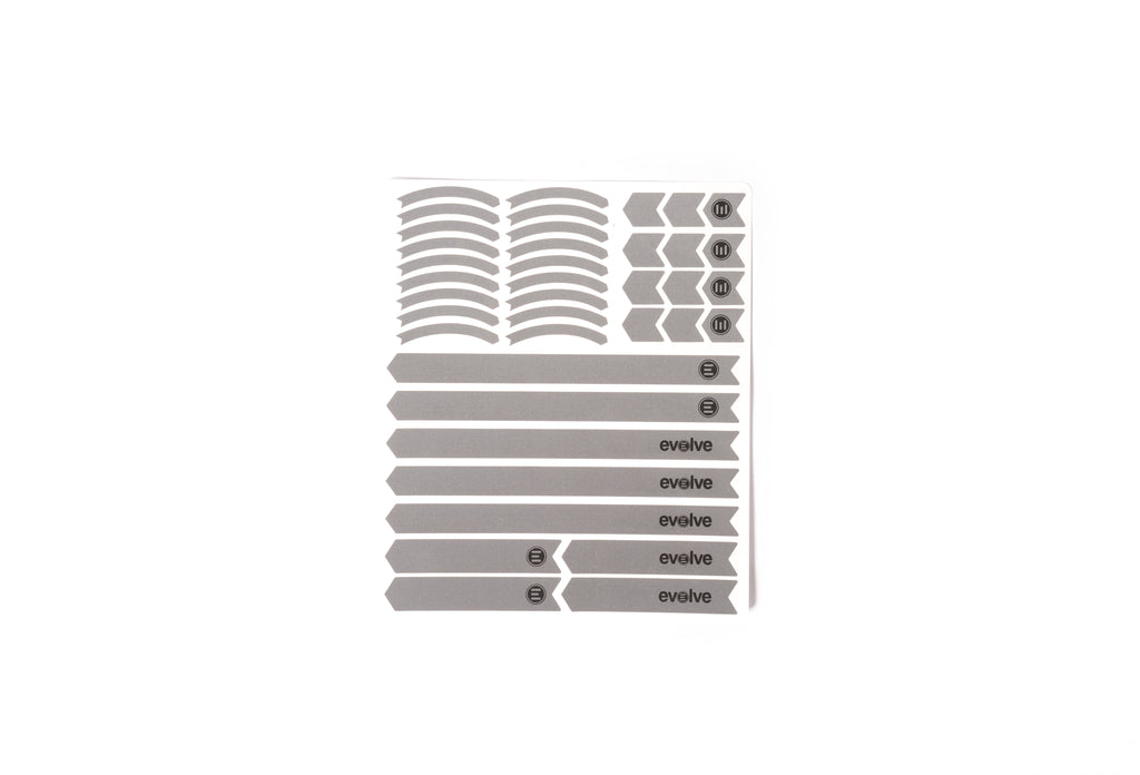 Shop Evolve Reflective Sticker for Electric Skateboards and Bikes ...